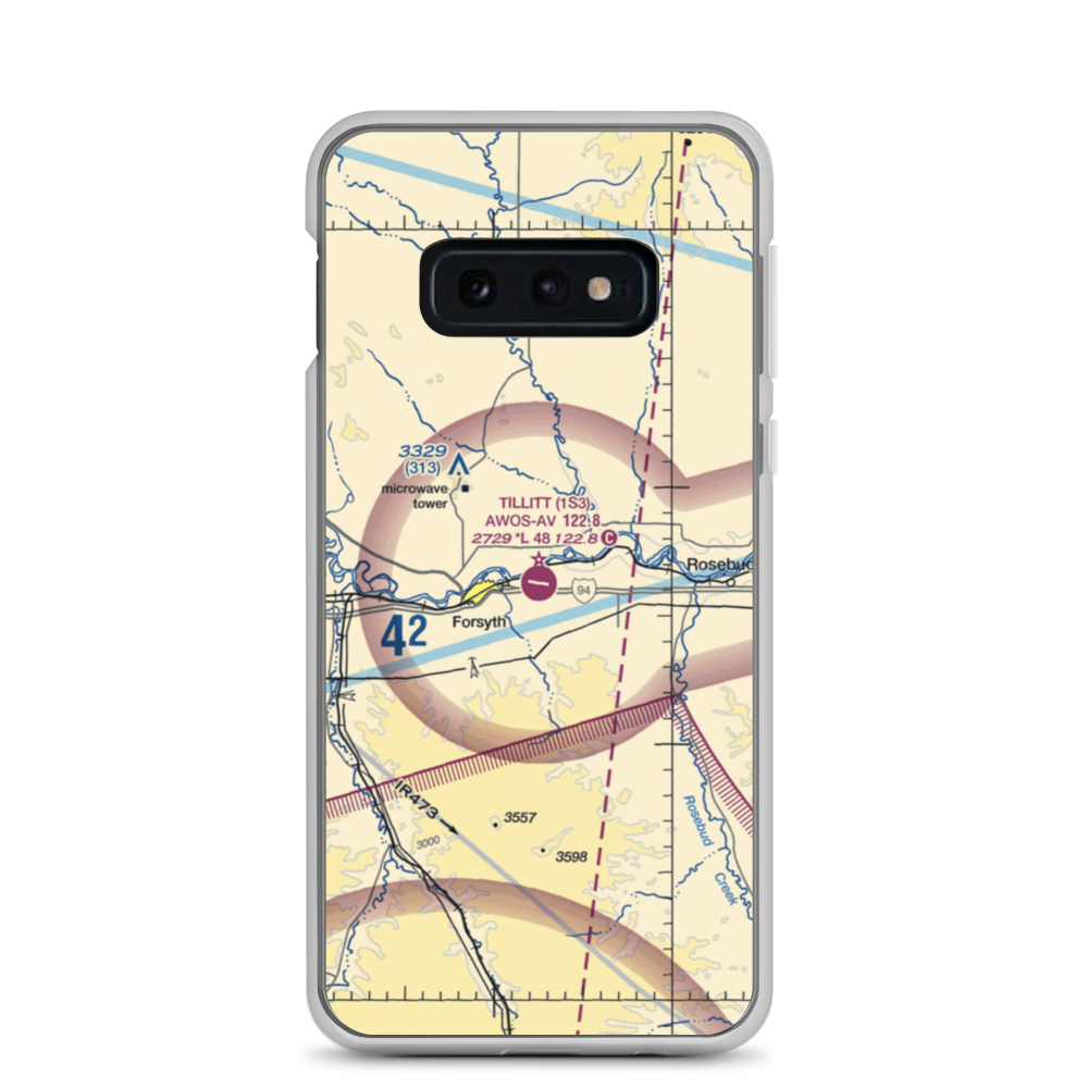 Tillitt Field (1S3) VFR Sectional Samsung Case Samsung Galaxy S10e model shown