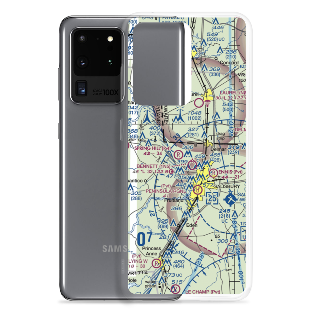 Tim's Airport (11MD) VFR Sectional Samsung Case Samsung Galaxy S20 Ultra model shown