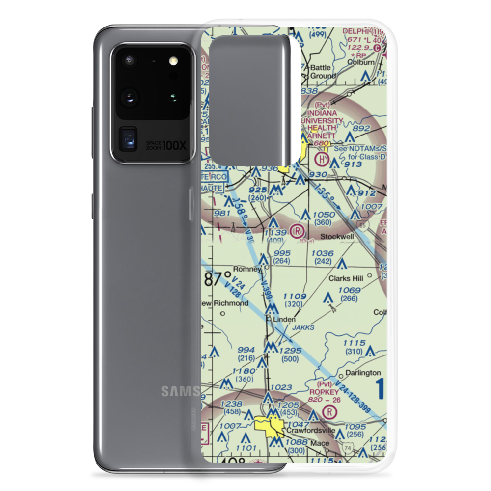 Timber House Airport (31IN) VFR Sectional Samsung Case Samsung Galaxy S20 Ultra model shown