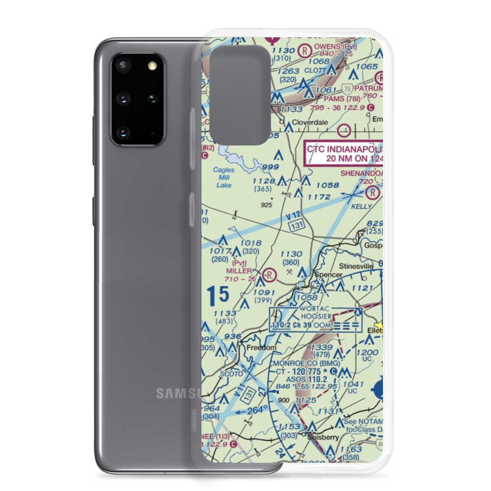 Timber Trails Airport (II25) VFR Sectional Samsung Case Samsung Galaxy S20 Plus model shown