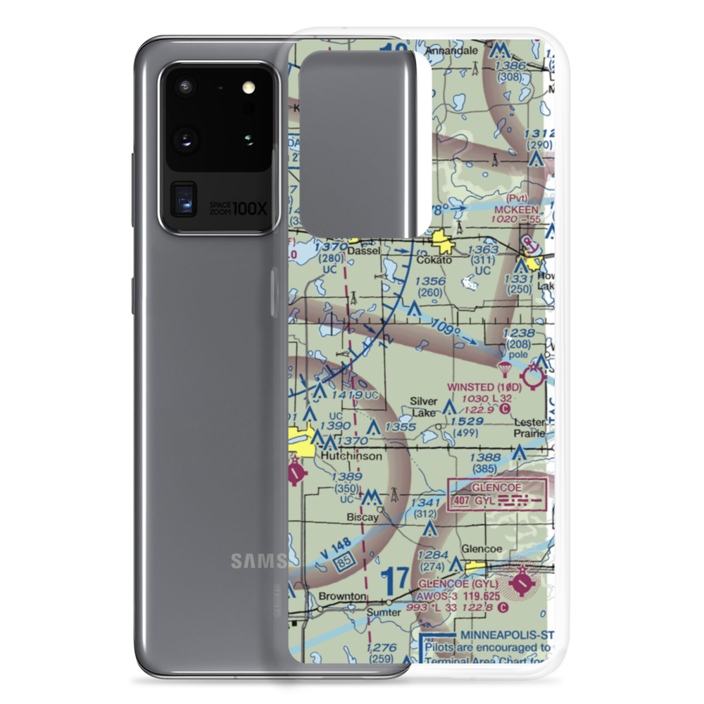 Timmers Landing Field (MN41) VFR Sectional Samsung Case Samsung Galaxy S20 Ultra model shown