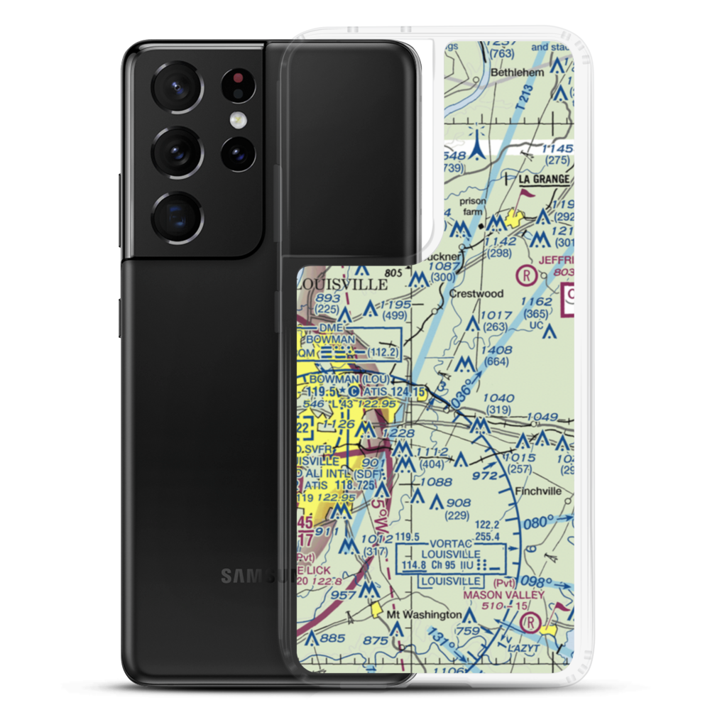 Timmons Field (92KY) VFR Sectional Samsung Case Samsung Galaxy S21 Ultra model shown