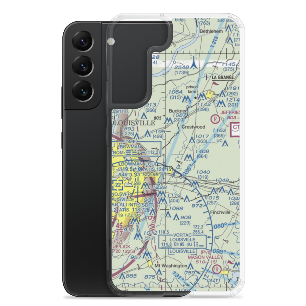 Timmons Field (92KY) VFR Sectional Samsung Case Samsung Galaxy S22 Plus model shown