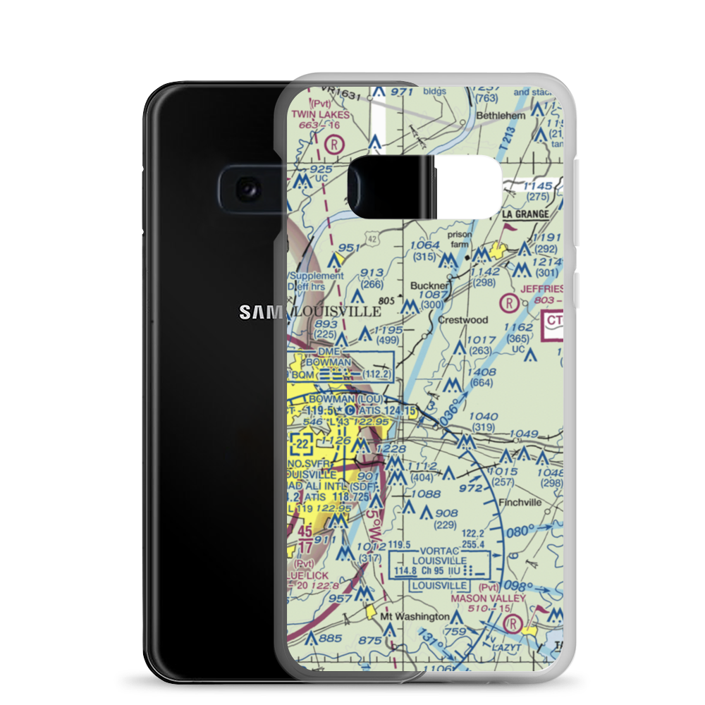 Timmons Field (92KY) VFR Sectional Samsung Case Samsung Galaxy S10e model shown
