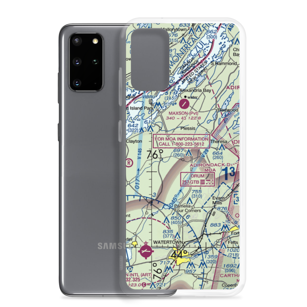 Tims Angus Farm Airport (US-0026) VFR Sectional Samsung Case Samsung Galaxy S20 Plus model shown
