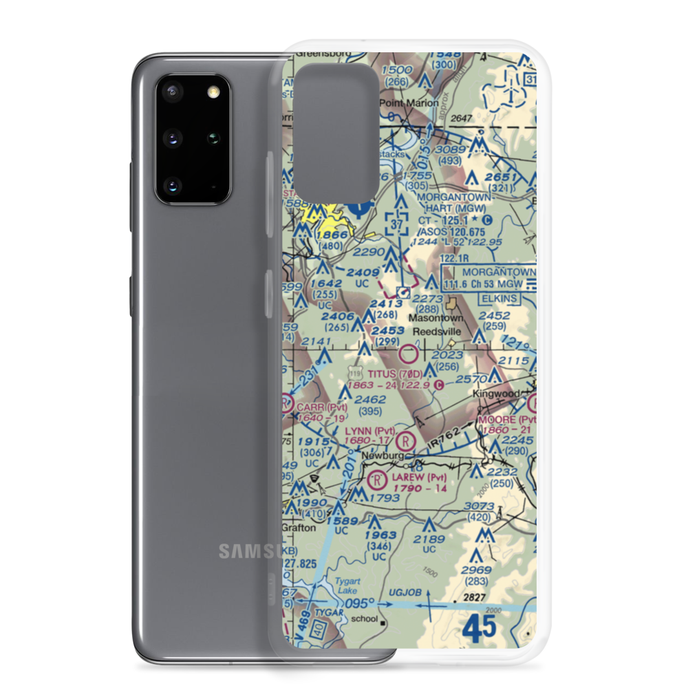Titus Field (70D) VFR Sectional Samsung Case Samsung Galaxy S20 Plus model shown