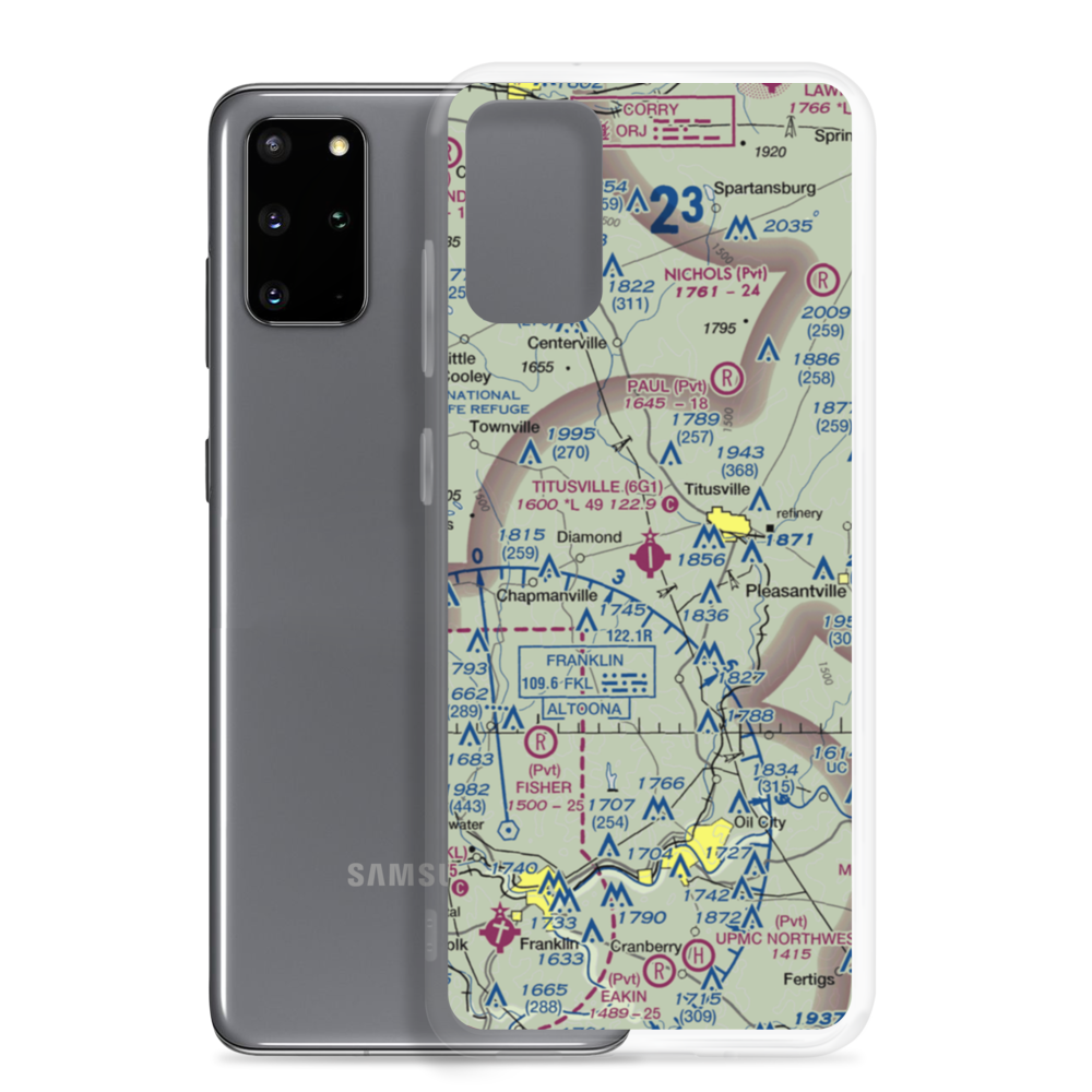 Titusville Airport (6G1) VFR Sectional Samsung Case Samsung Galaxy S20 Plus model shown