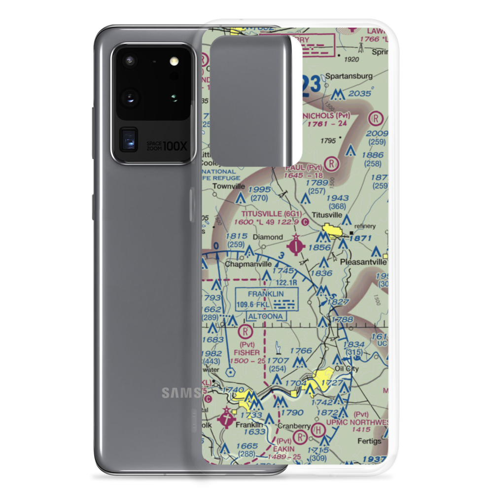 Titusville Airport (6G1) VFR Sectional Samsung Case Samsung Galaxy S20 Ultra model shown