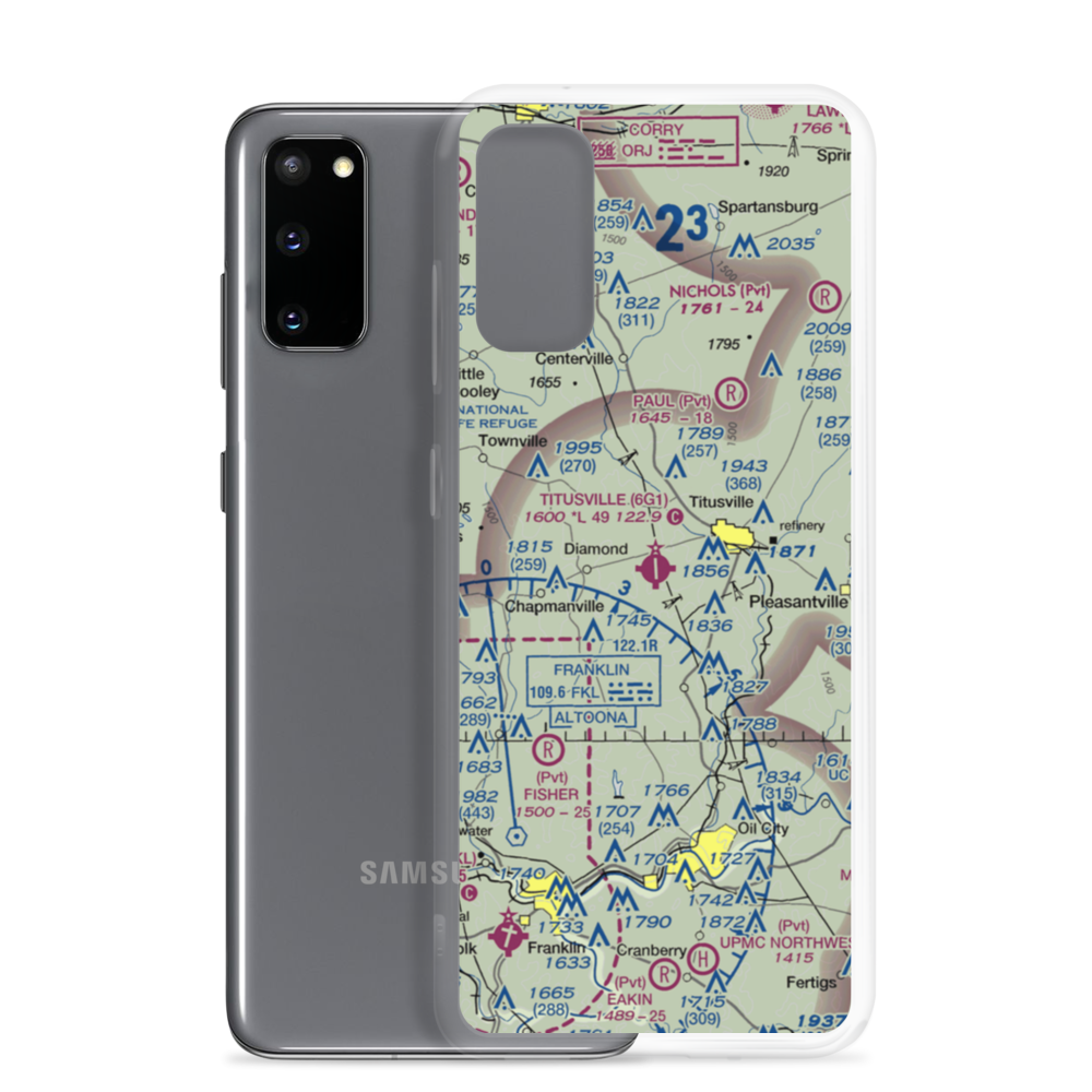 Titusville Airport (6G1) VFR Sectional Samsung Case Samsung Galaxy S20 model shown