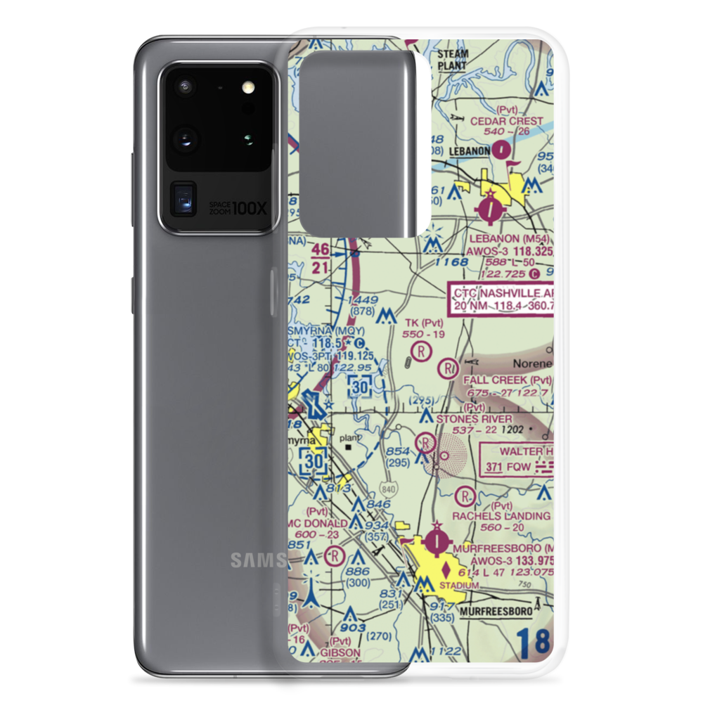 TK Farms Airport (TN26) VFR Sectional Samsung Case Samsung Galaxy S20 Ultra model shown