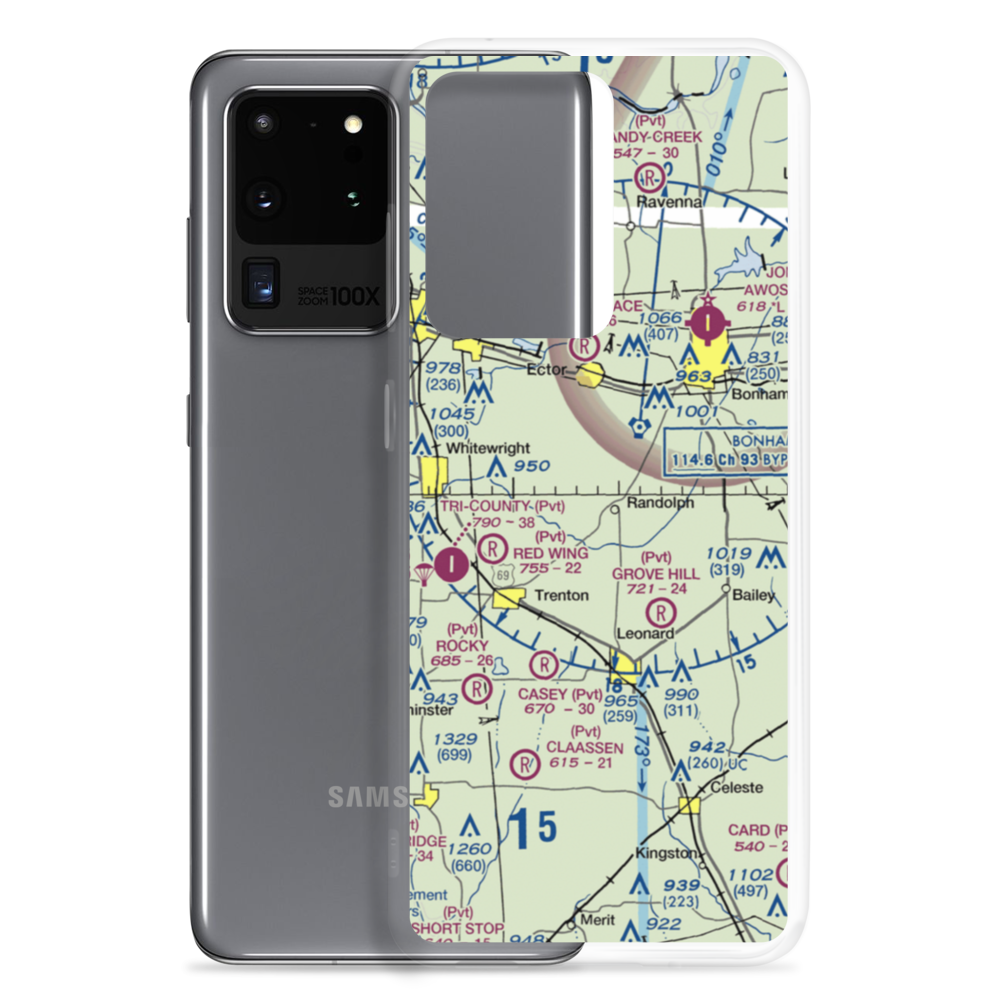 Tnt Ultralightport (5XS0) VFR Sectional Samsung Case Samsung Galaxy S20 Ultra model shown