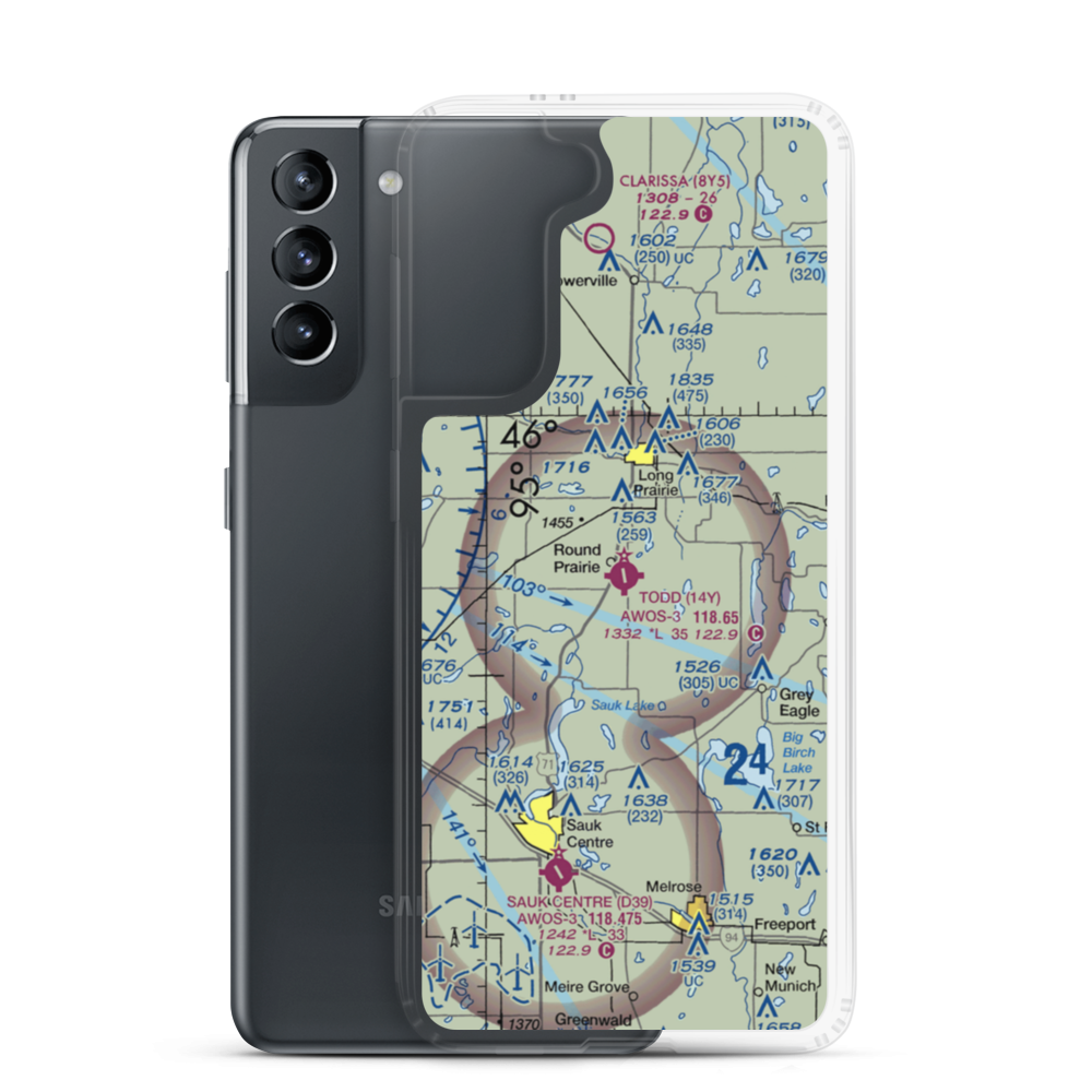 Todd Field (14Y) VFR Sectional Samsung Case Samsung Galaxy S21 model shown
