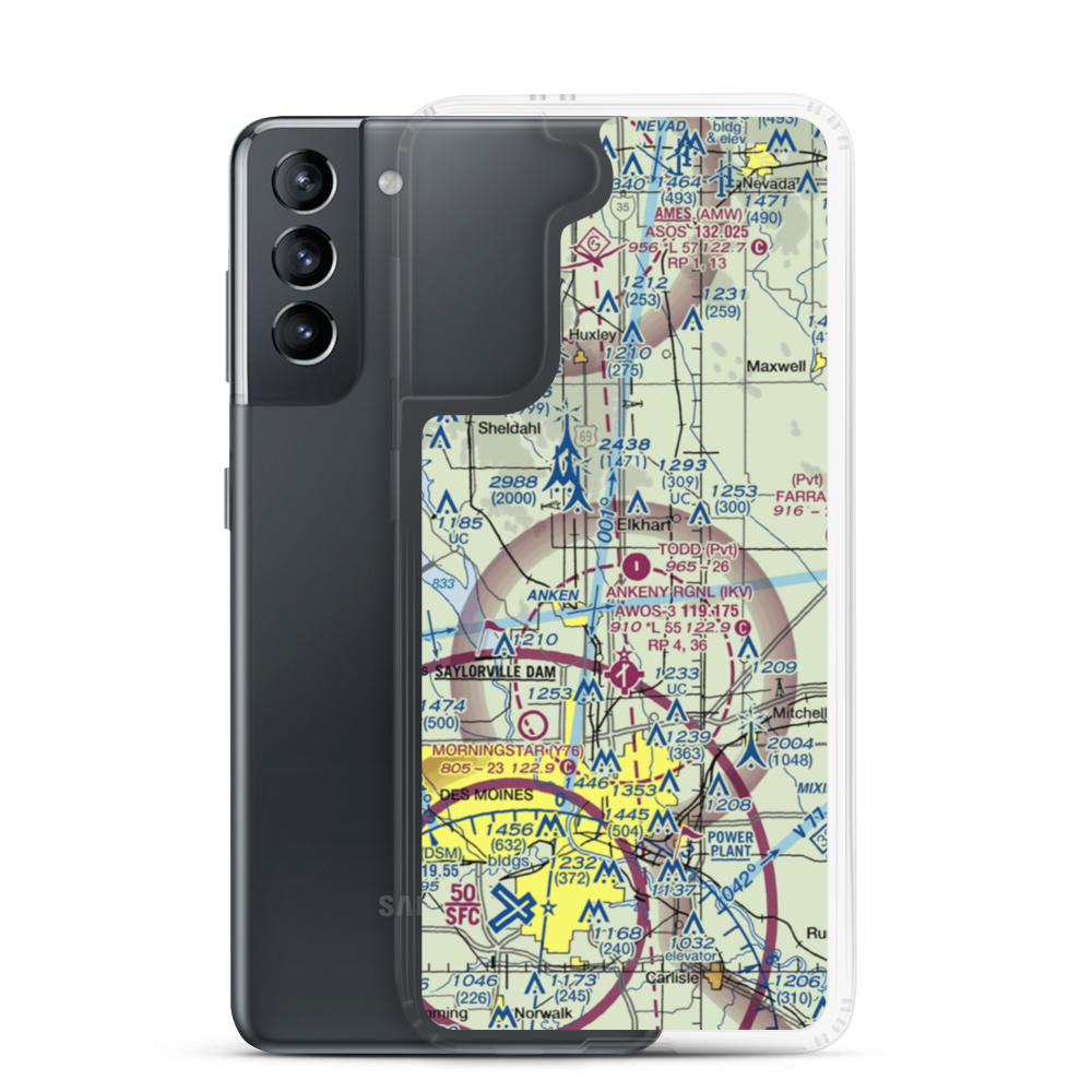 Todd Field (46IA) VFR Sectional Samsung Case Samsung Galaxy S21 model shown