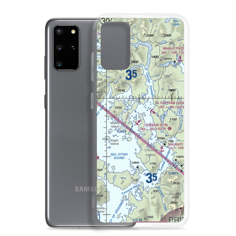 Tokeen Seaplane Base (57A) VFR Sectional Samsung Case Samsung Galaxy S20 Plus model shown