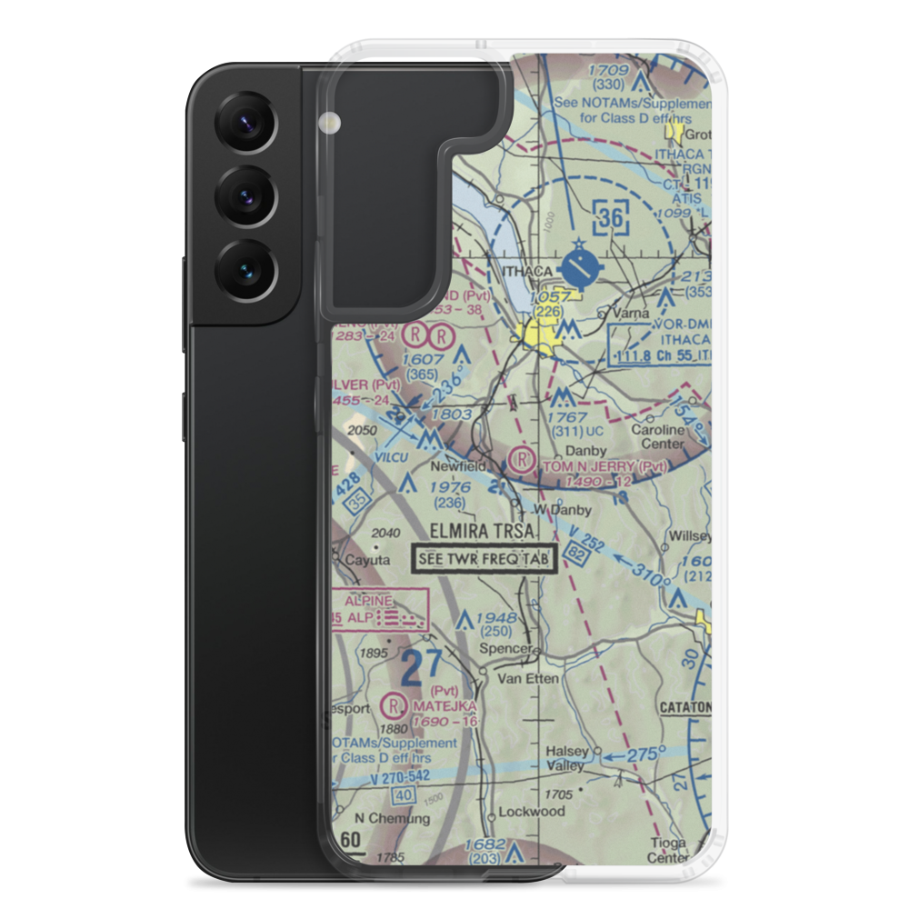 Tom N' Jerry Airport (NK05) VFR Sectional Samsung Case Samsung Galaxy S22 Plus model shown
