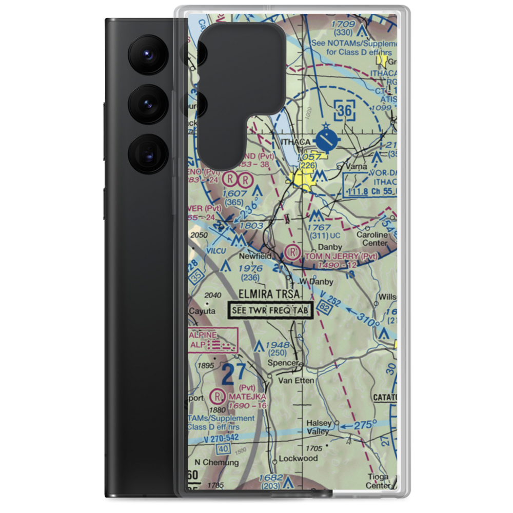Tom N' Jerry Airport (NK05) VFR Sectional Samsung Case Samsung Galaxy S22 Ultra model shown