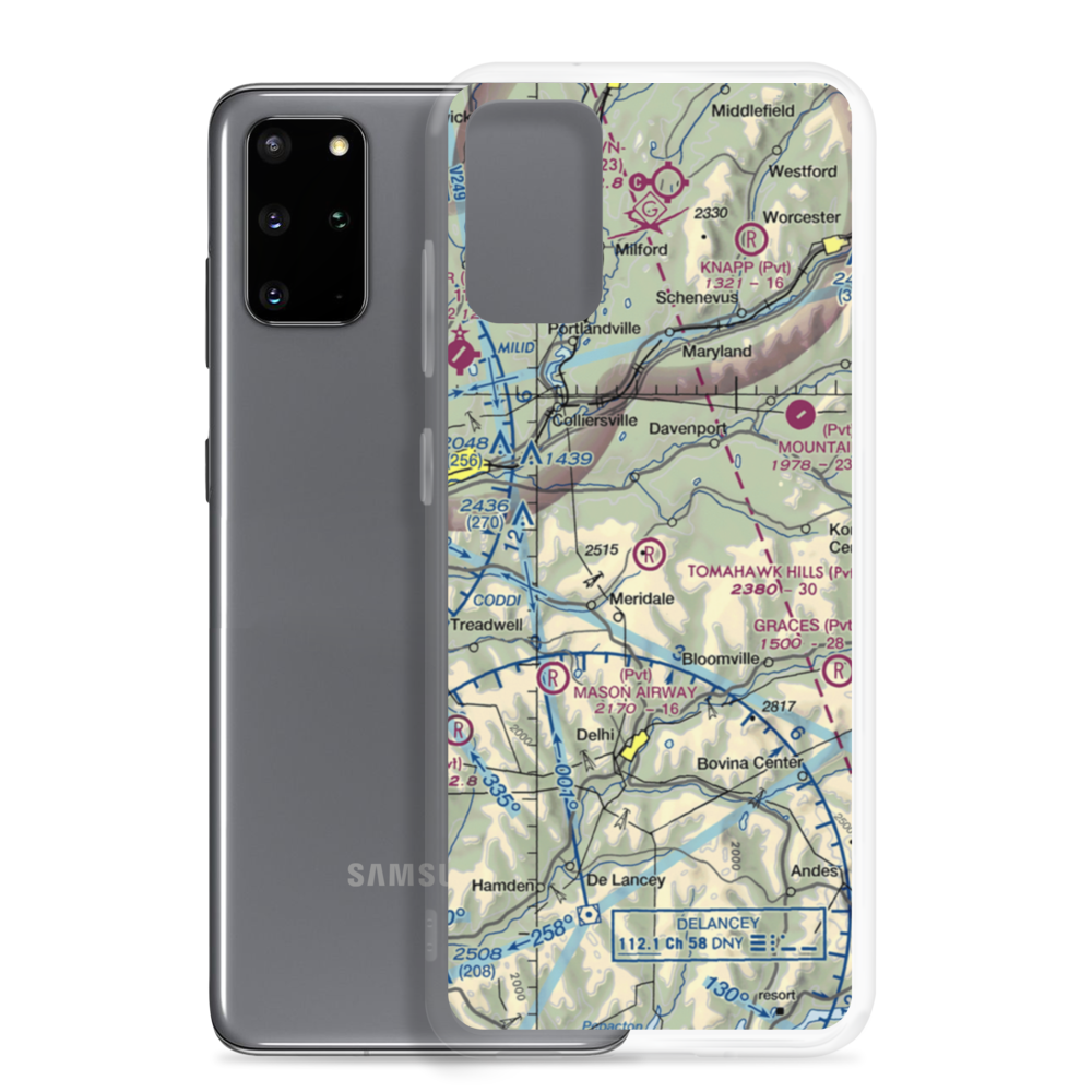 Tomahawk Hills Airport (5NY1) VFR Sectional Samsung Case Samsung Galaxy S20 Plus model shown