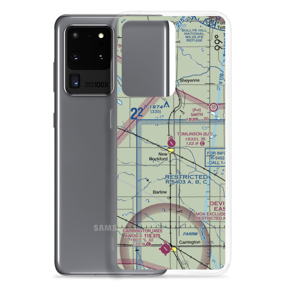 Tomlinson Field (8J7) VFR Sectional Samsung Case Samsung Galaxy S20 Ultra model shown