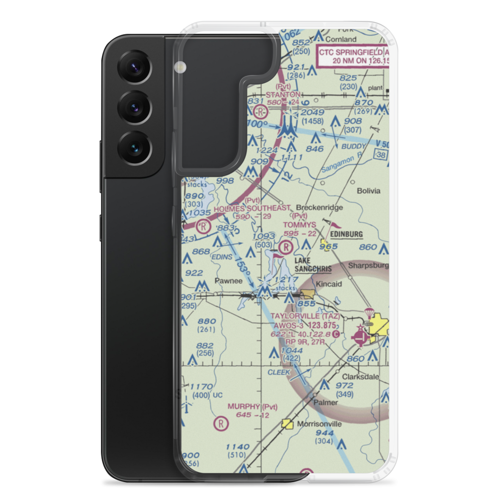 Tommy's Airpark (9LL5) VFR Sectional Samsung Case Samsung Galaxy S22 Plus model shown