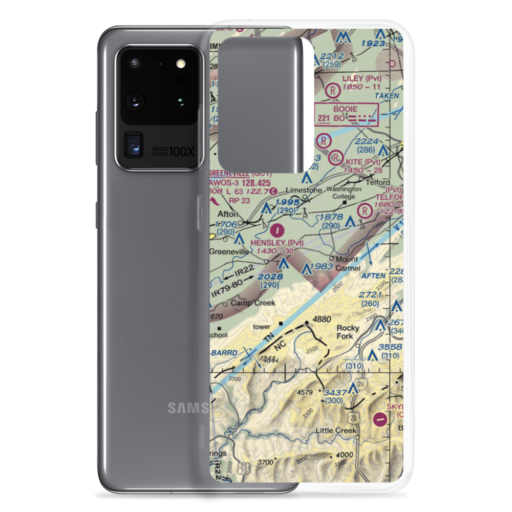 Tommy's Field Airport (4TN5) VFR Sectional Samsung Case Samsung Galaxy S20 Ultra model shown