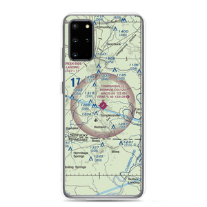 Tompkinsville Monroe County Airport (TZV) VFR Sectional Samsung Case