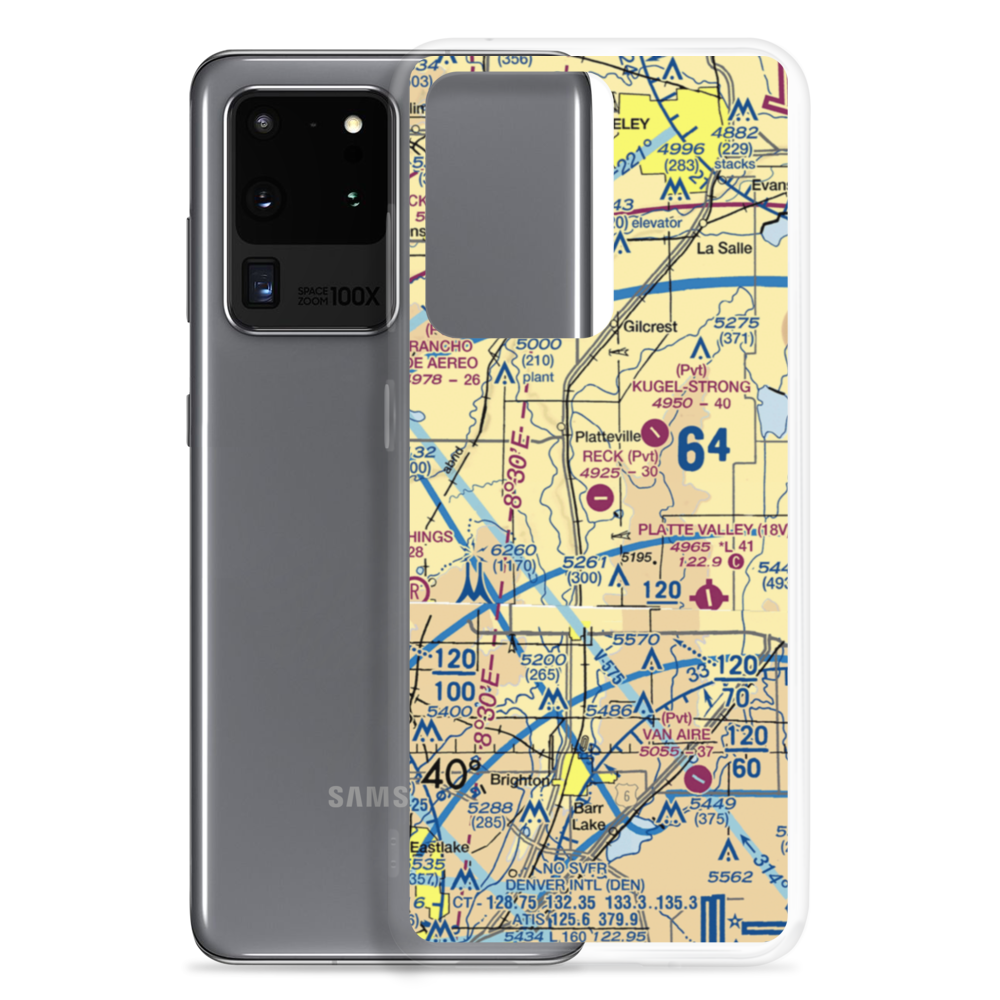 Tonga Airport (1CD2) VFR Sectional Samsung Case Samsung Galaxy S20 Ultra model shown