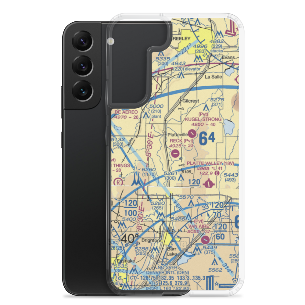 Tonga Airport (1CD2) VFR Sectional Samsung Case Samsung Galaxy S22 Plus model shown