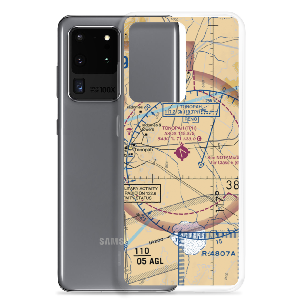Tonopah Airport (TPH) VFR Sectional Samsung Case Samsung Galaxy S20 Ultra model shown