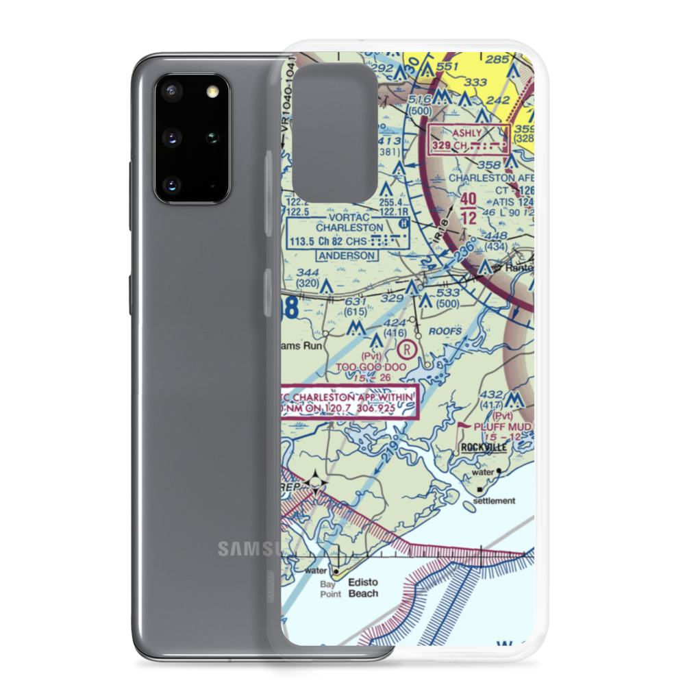 Too Goo Doo Farms Airport (SC51) VFR Sectional Samsung Case Samsung Galaxy S20 Plus model shown