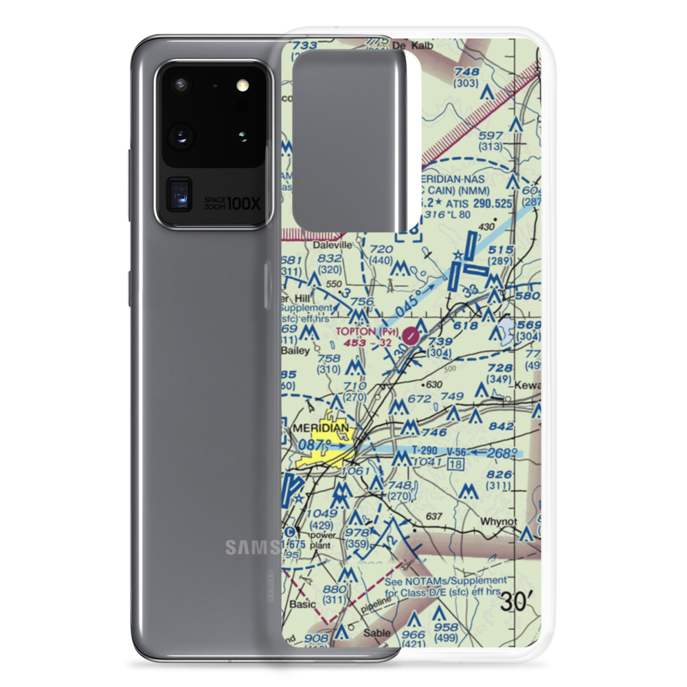 Topton Air Estates Airport (0MS0) VFR Sectional Samsung Case Samsung Galaxy S20 Ultra model shown