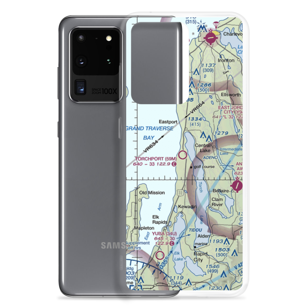 Torchport Airport (59M) VFR Sectional Samsung Case Samsung Galaxy S20 Ultra model shown