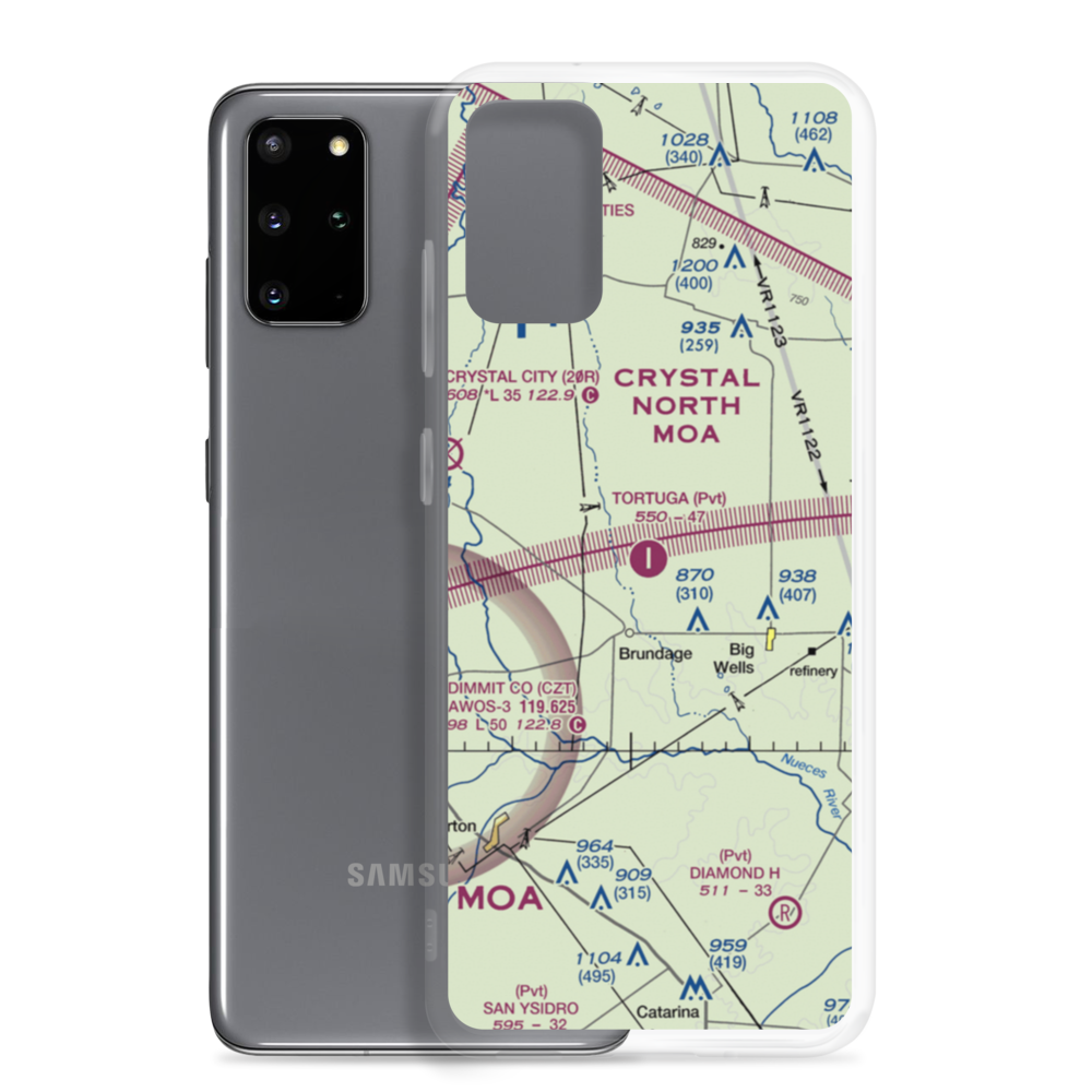 Tortuga Ranch Airport (XA93) VFR Sectional Samsung Case Samsung Galaxy S20 Plus model shown