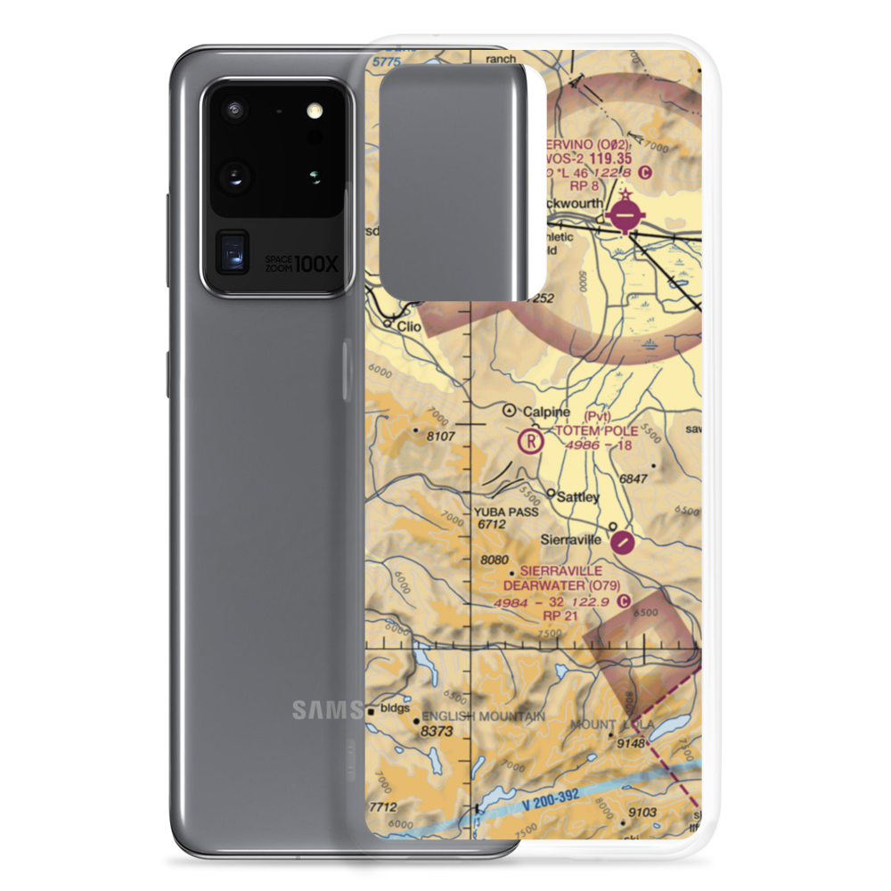 Totem Pole Ranch Airport (CA38) VFR Sectional Samsung Case Samsung Galaxy S20 Ultra model shown