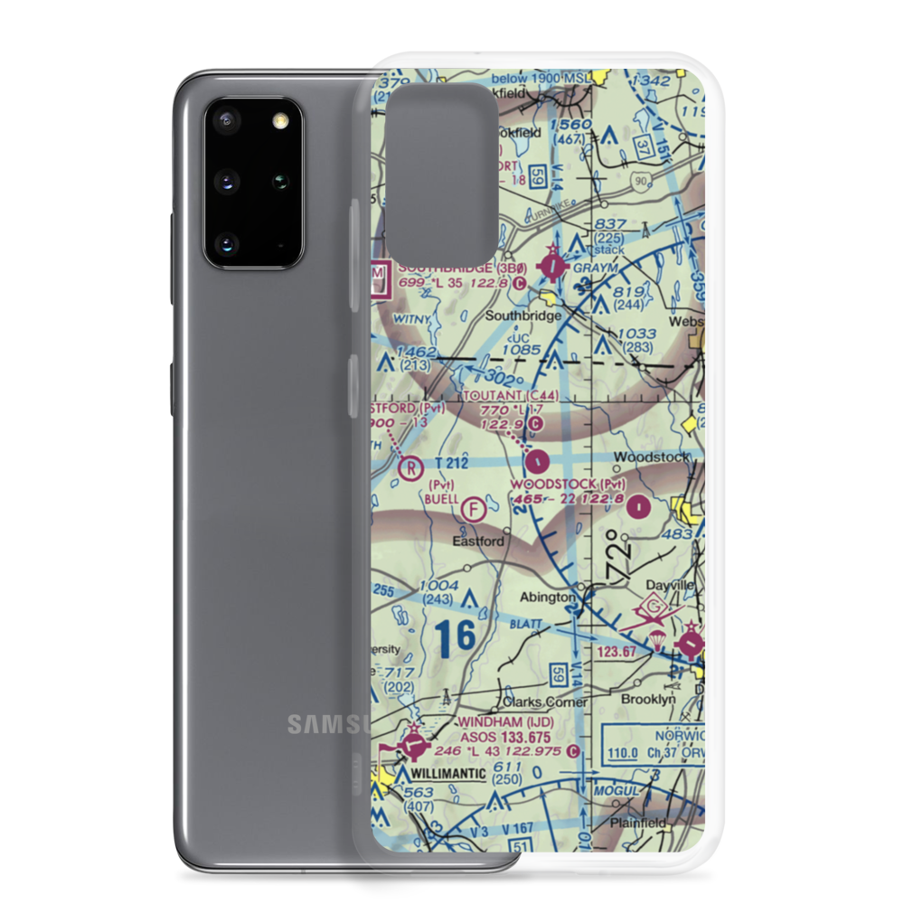 Toutant Airport (C44) VFR Sectional Samsung Case Samsung Galaxy S20 Plus model shown