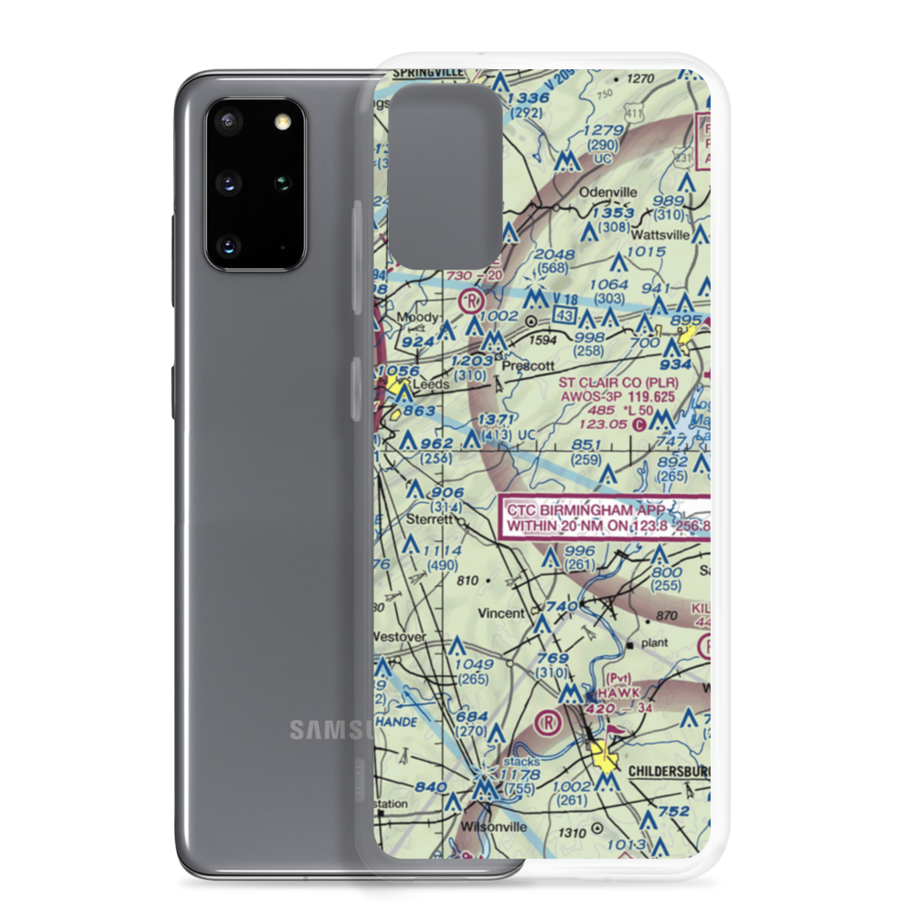Town & Country Airpark (3AL6) VFR Sectional Samsung Case Samsung Galaxy S20 Plus model shown