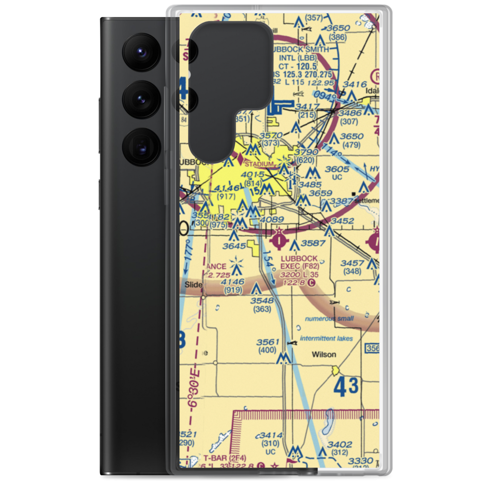 Town & Country Airpark (F82) VFR Sectional Samsung Case Samsung Galaxy S22 Ultra model shown
