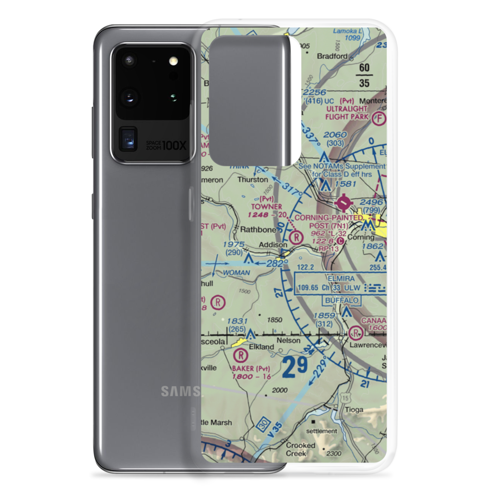 Towner Farm Airport (2NY7) VFR Sectional Samsung Case Samsung Galaxy S20 Ultra model shown