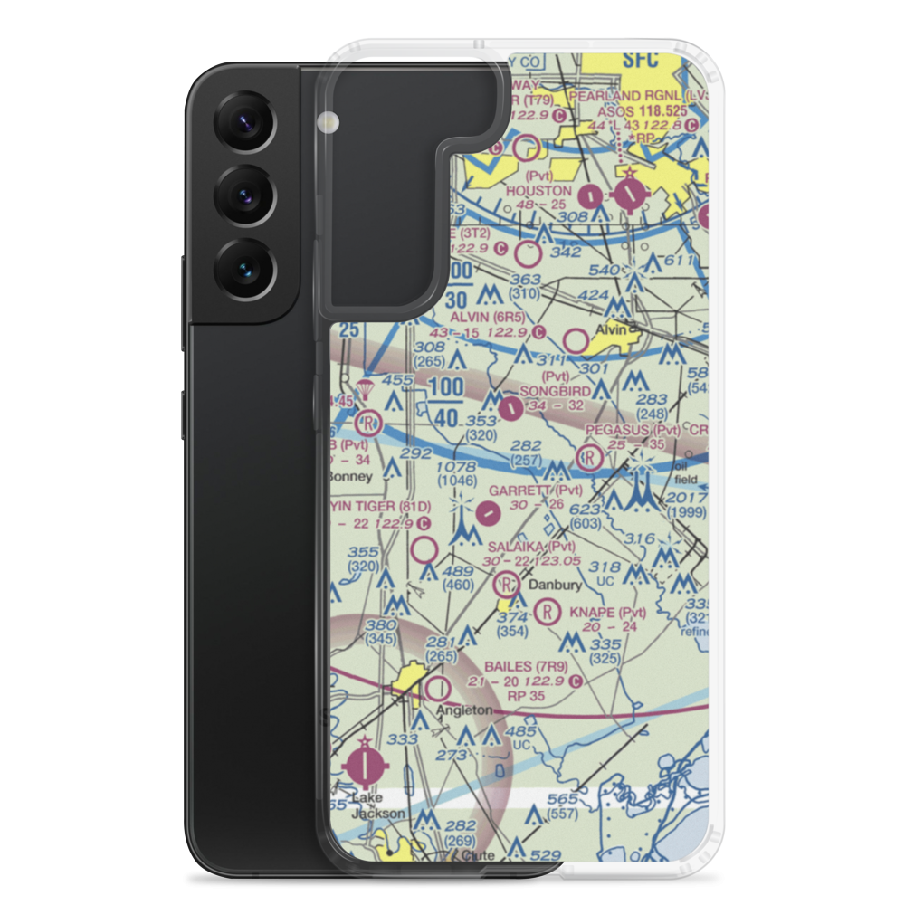 Toy Airpark (15XS) VFR Sectional Samsung Case Samsung Galaxy S22 Plus model shown