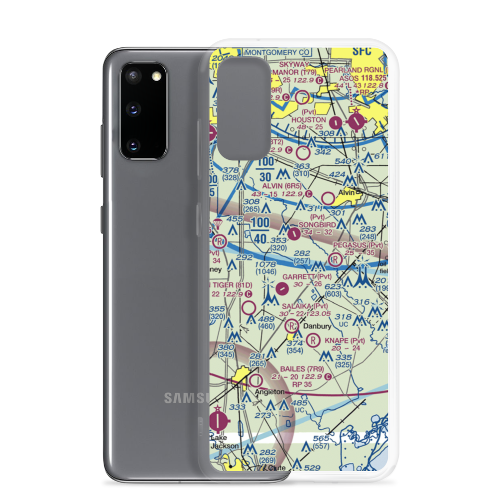 Toy Airpark (15XS) VFR Sectional Samsung Case Samsung Galaxy S20 model shown