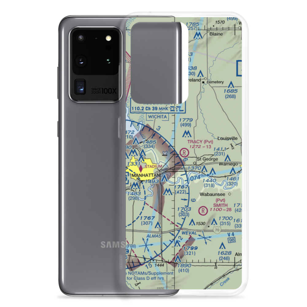 Tracy Airport (5KS6) VFR Sectional Samsung Case Samsung Galaxy S20 Ultra model shown