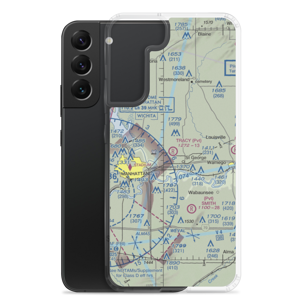 Tracy Airport (5KS6) VFR Sectional Samsung Case Samsung Galaxy S22 Plus model shown
