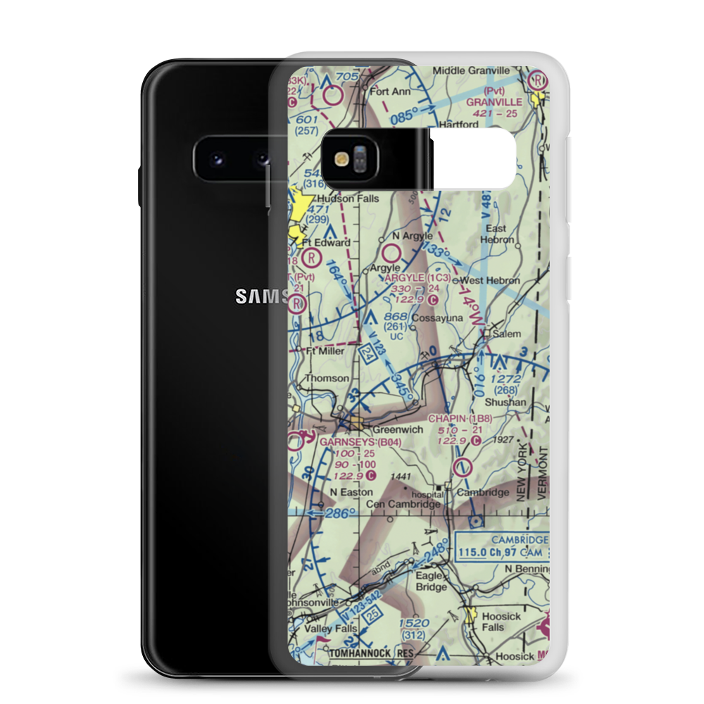 Tracy Field (4NK2) VFR Sectional Samsung Case Samsung Galaxy S10 model shown