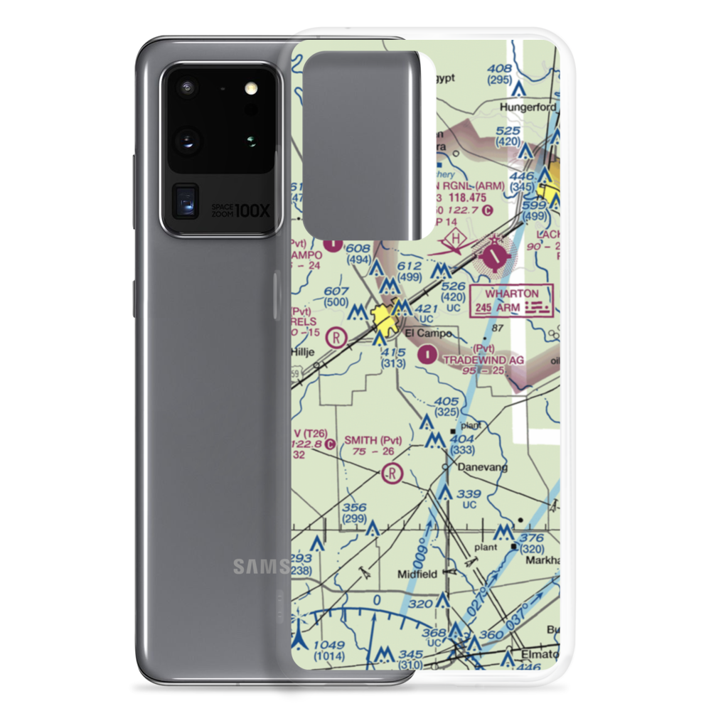 Tradewind Agricultural Airport (8TE8) VFR Sectional Samsung Case Samsung Galaxy S20 Ultra model shown