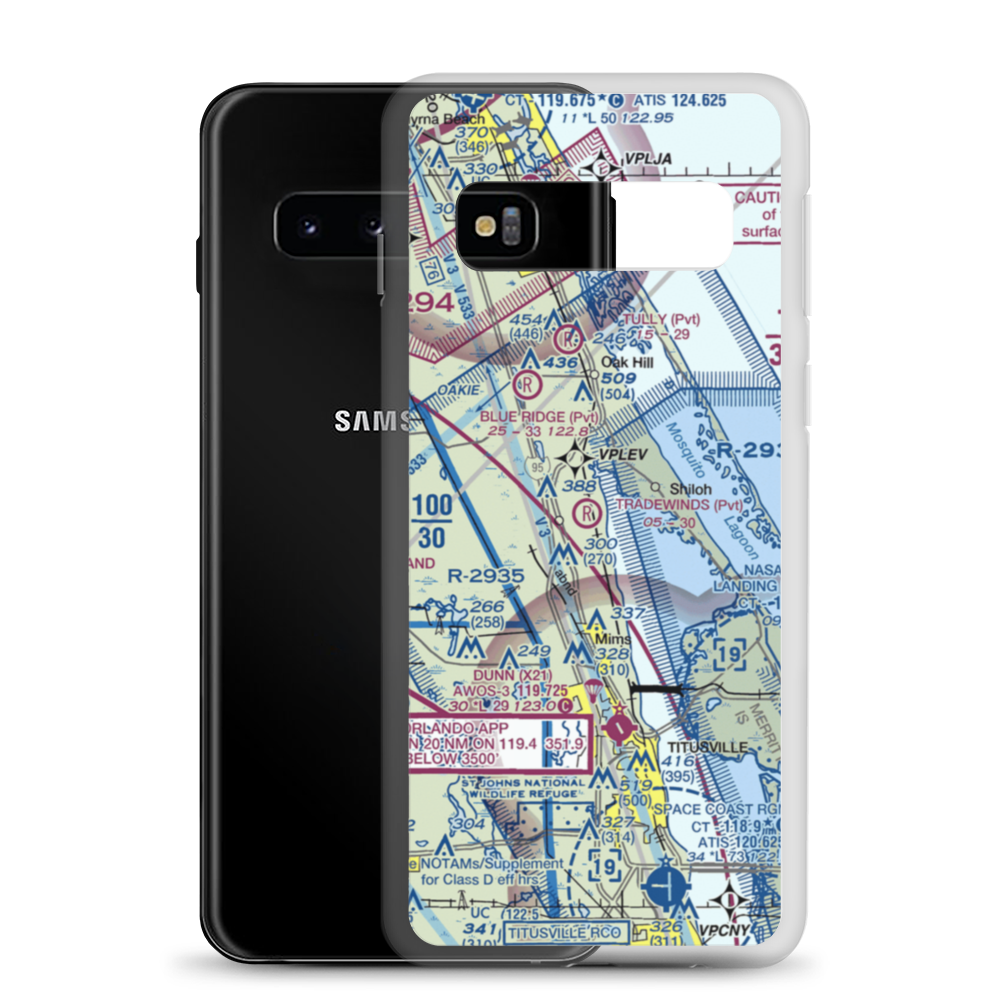 Tradewinds Aerodrome (3FD6) VFR Sectional Samsung Case Samsung Galaxy S10 model shown