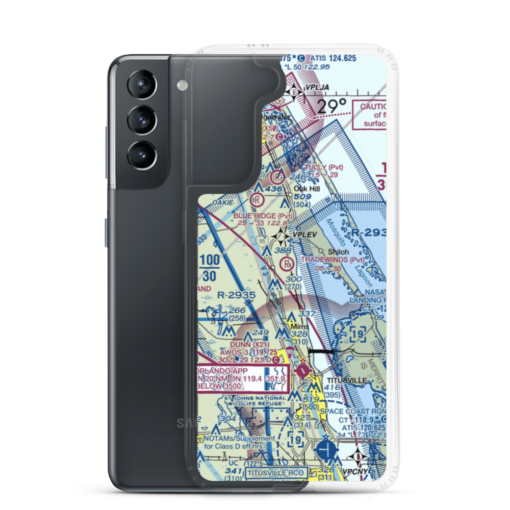 Tradewinds Aerodrome (3FD6) VFR Sectional Samsung Case Samsung Galaxy S21 model shown
