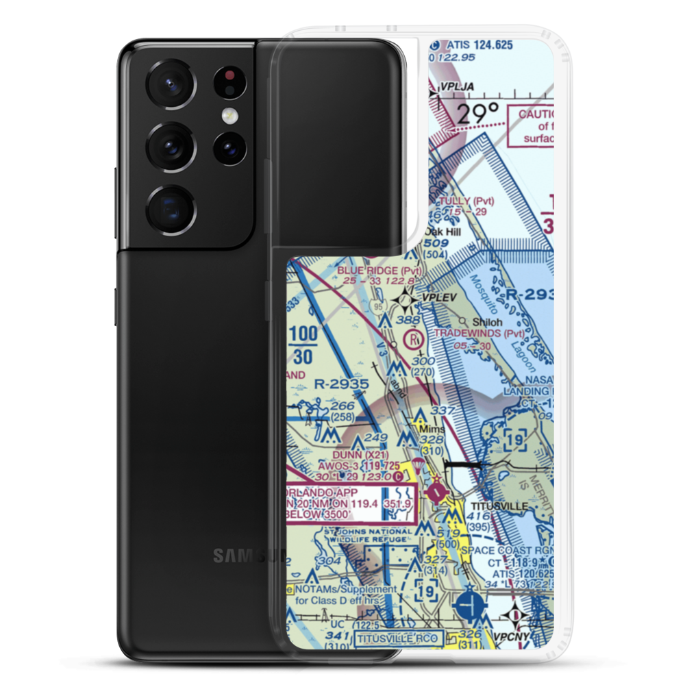 Tradewinds Aerodrome (3FD6) VFR Sectional Samsung Case Samsung Galaxy S21 Ultra model shown