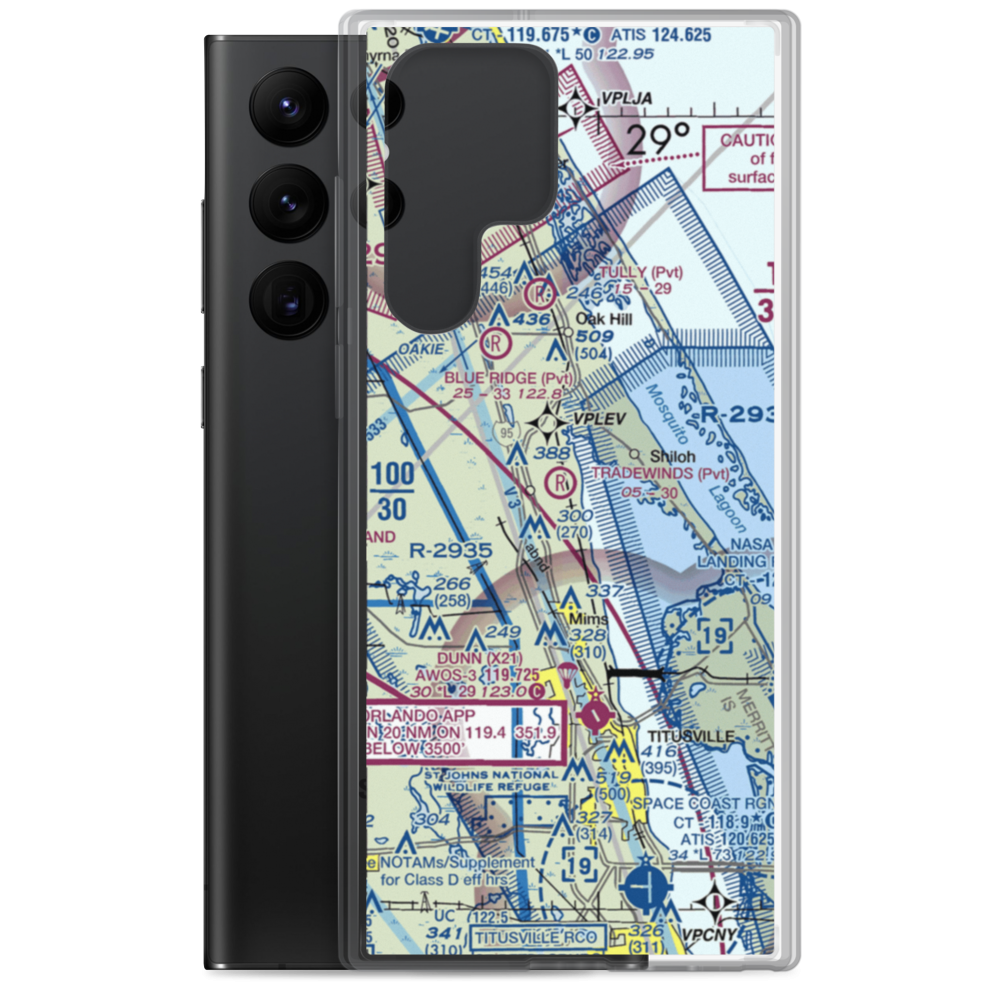 Tradewinds Aerodrome (3FD6) VFR Sectional Samsung Case Samsung Galaxy S22 Ultra model shown