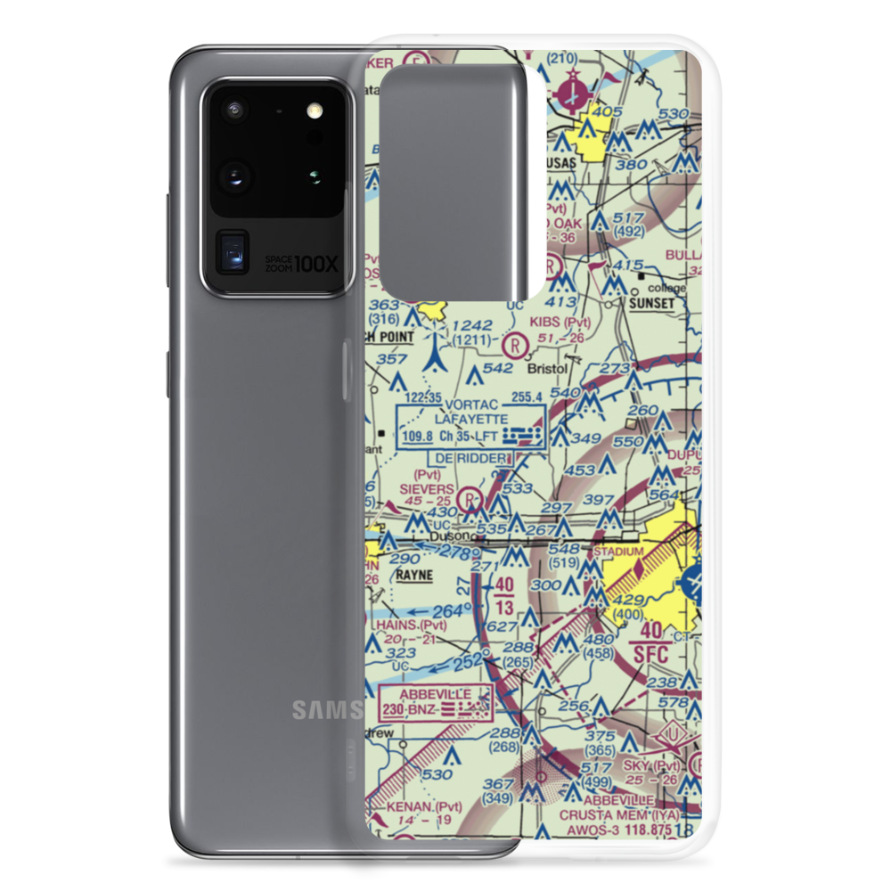 Trahan Ultralightport (0LS5) VFR Sectional Samsung Case Samsung Galaxy S20 Ultra model shown