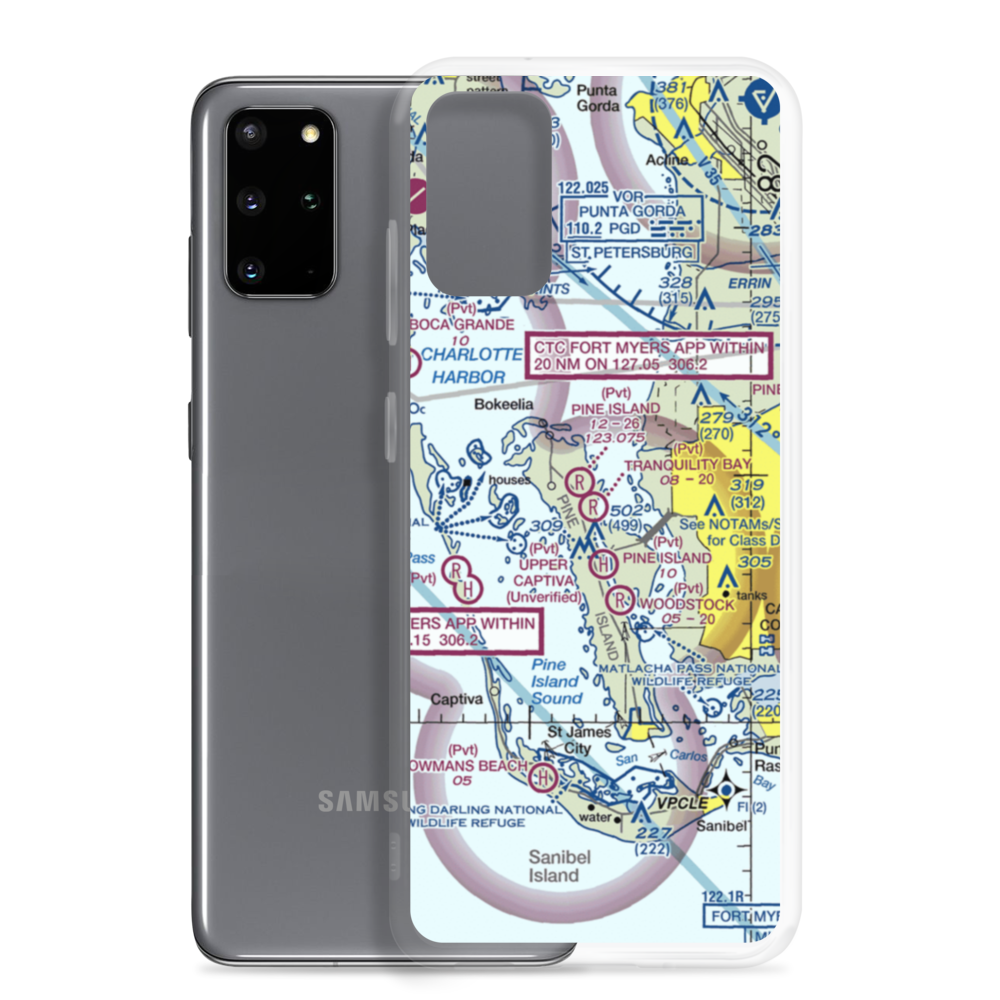 Tranquility Bay Strip (4FA3) VFR Sectional Samsung Case Samsung Galaxy S20 Plus model shown