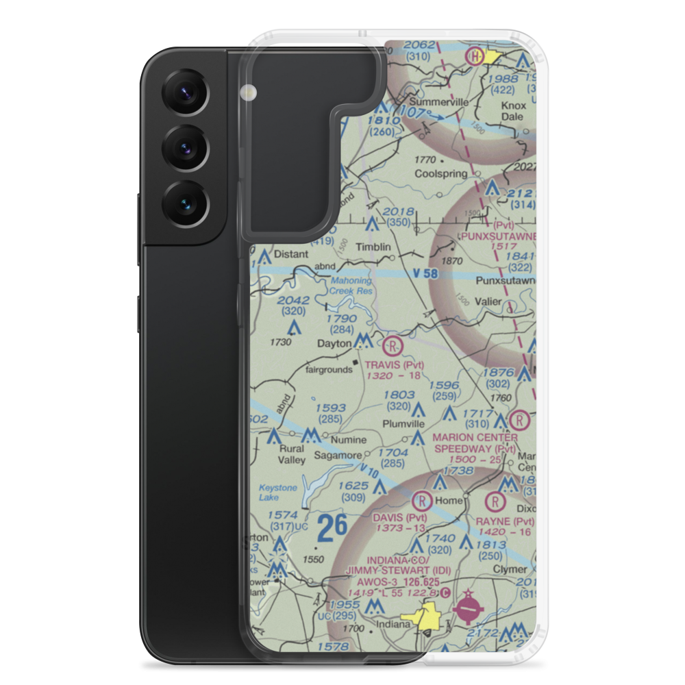 Travis Airport (PS98) VFR Sectional Samsung Case Samsung Galaxy S22 Plus model shown